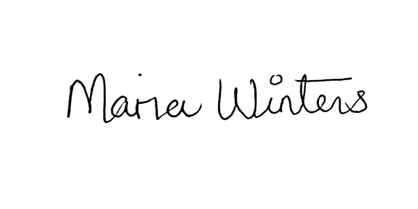 The same signature after SerenAlign: crisp black ink on a transparent background